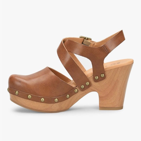 Kork’s Abloom Women's Brown Leather Clogs - Picture 4 of 9